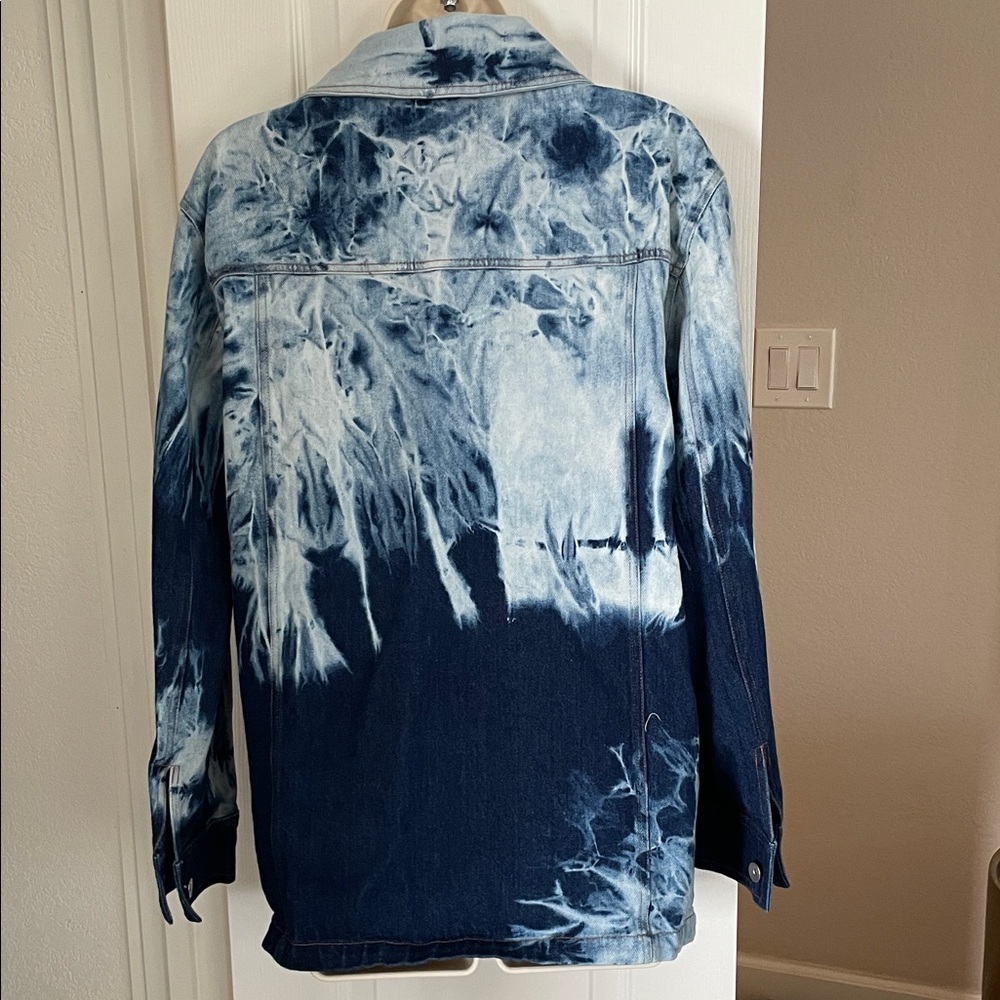 Avec Les Filles Tie-Dye Denim Jacket #156 - Picture 10 of 13